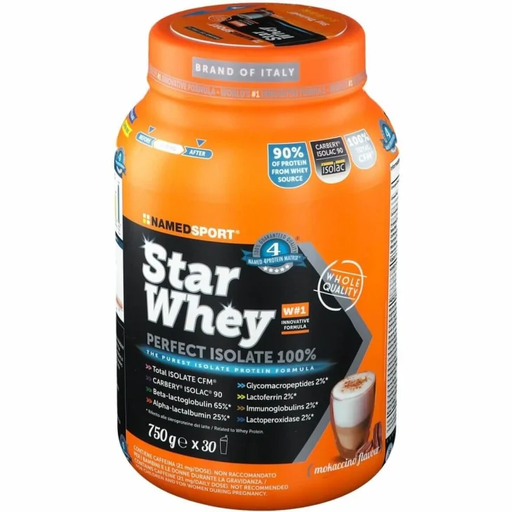 Named Sport Star Whey Mokaccino Integratore di Proteine per Sportivi 750 g