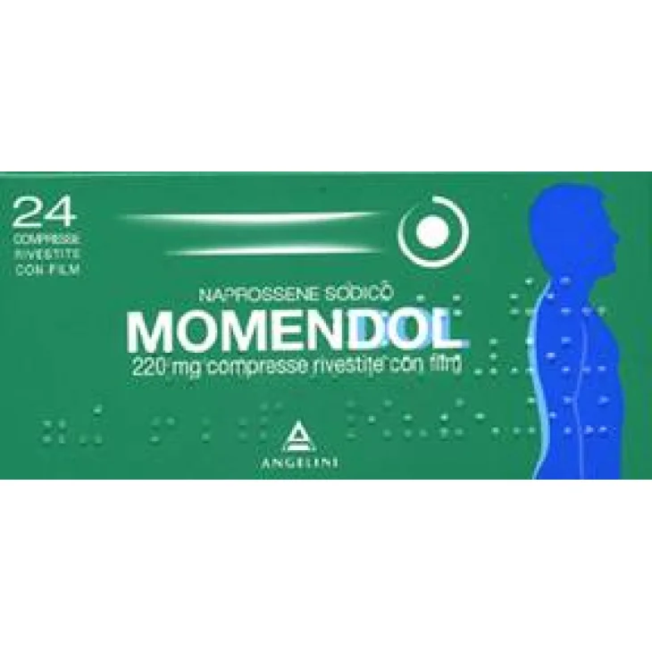 Momendol 220 mg Trattamento sintomatico contro mal di testa 24 Compresse