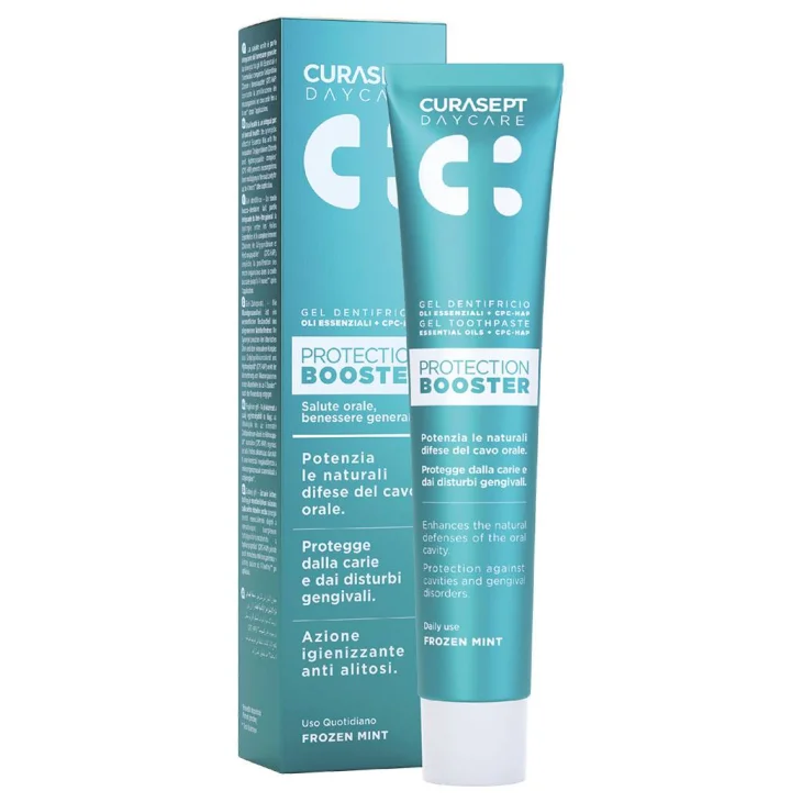 Curasept Daycare Dentifricio Protection Booster Frozen Mint Azione Igienizzante 75 ml