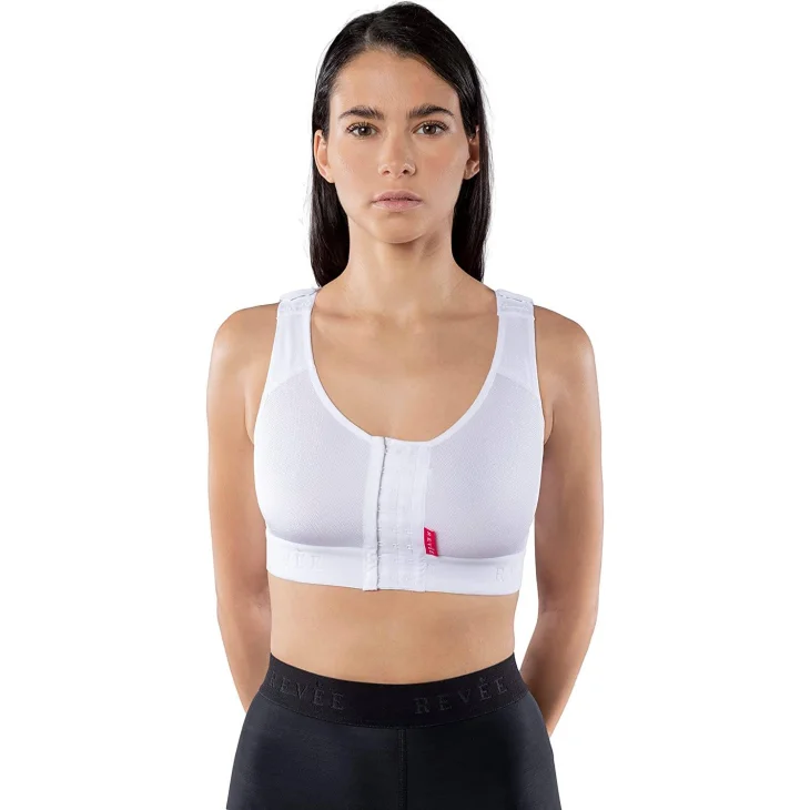 Revèe Bra Julie Reggiseno Post-Operatorio Bianco - Taglia: M