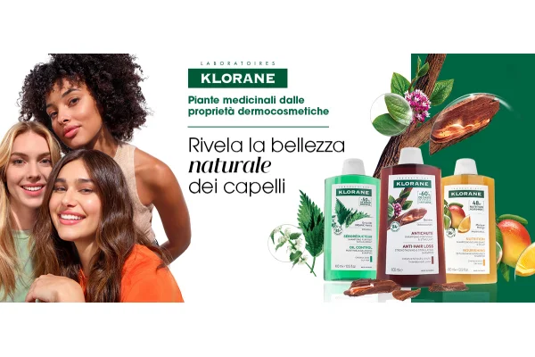 Il rimedio naturale per ogni tipo di capello: Klorane, oltre 50 anni di expertise botanica
