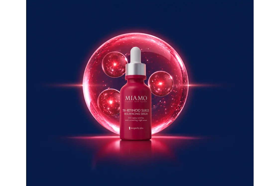 Miamo presenta Tri-Retinoid Surge Resurfacing Serum