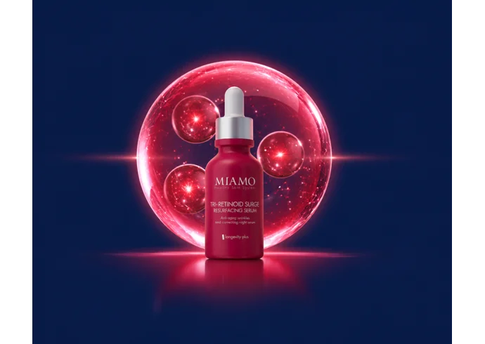 Miamo presenta Tri-Retinoid Surge Resurfacing Serum
