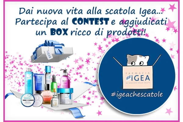 #igeachescatole: dal 28 settembre all'11 ottobre partecipa al contest che premia la tua creativit&agrave;!