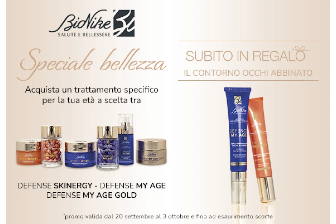 Promo Bionike antietà Promo Bionike antietà