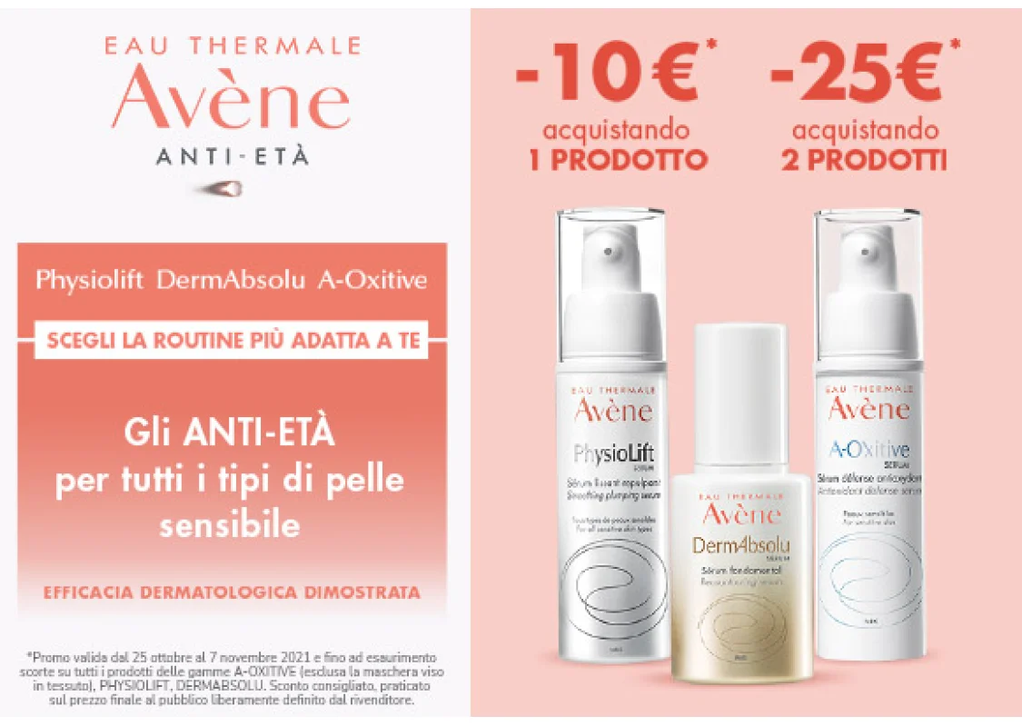 Promo Avene antietà