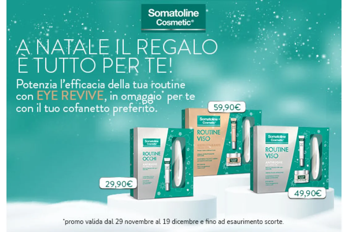 Cofanetti di natale Somatoline Cosmetics