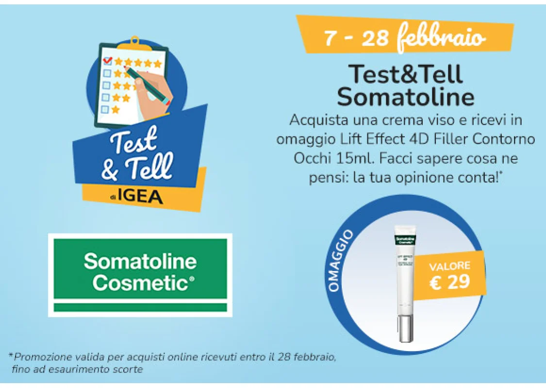 Test&Tell Somatoline Cosmetics