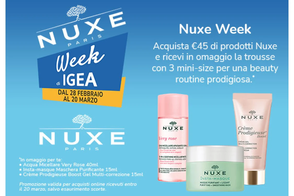 Nuxe Week Igea Nuxe Week Igea