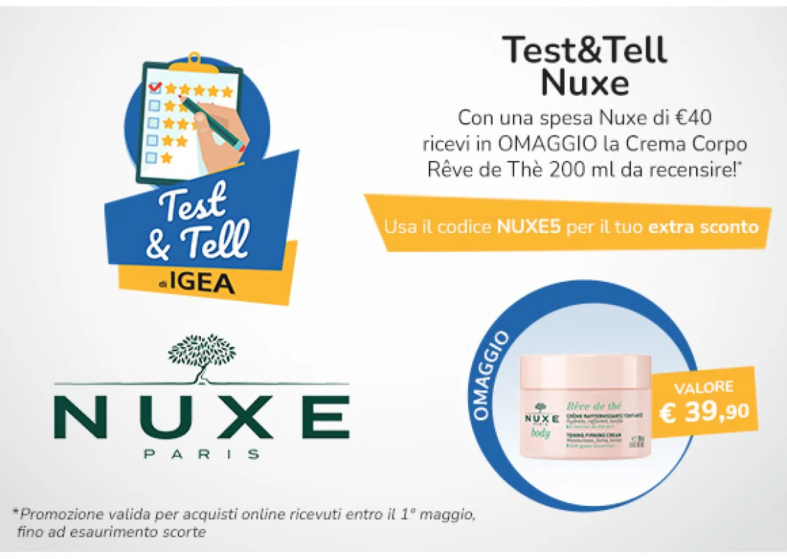 Test&Tell Nuxe