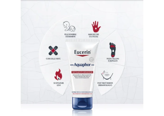 Eucerin Aquaphor contro l'invecchiamento della pelle