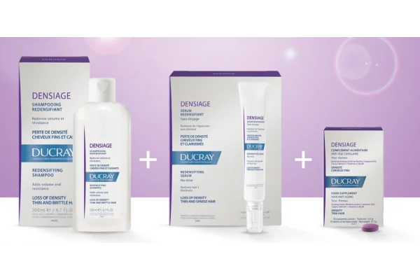 Ducray Densiage: la linea contro l'invecchiamento dei capelli