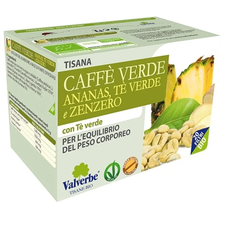 Tisana Caffe Verde Ananas Te Verde/zenzero 30g