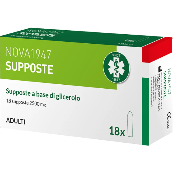 Nova 1947 Glicerolo Adulti 18 Supposte