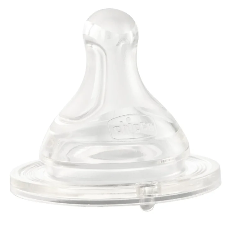 CHICCO TETTARELLA PERFECT 5 4M IN SILICONE 3 FORI 2 PEZZI