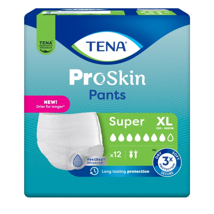 Pannolone Per Incontinenza Tena Pants Super Extralarge 12 Pezzi