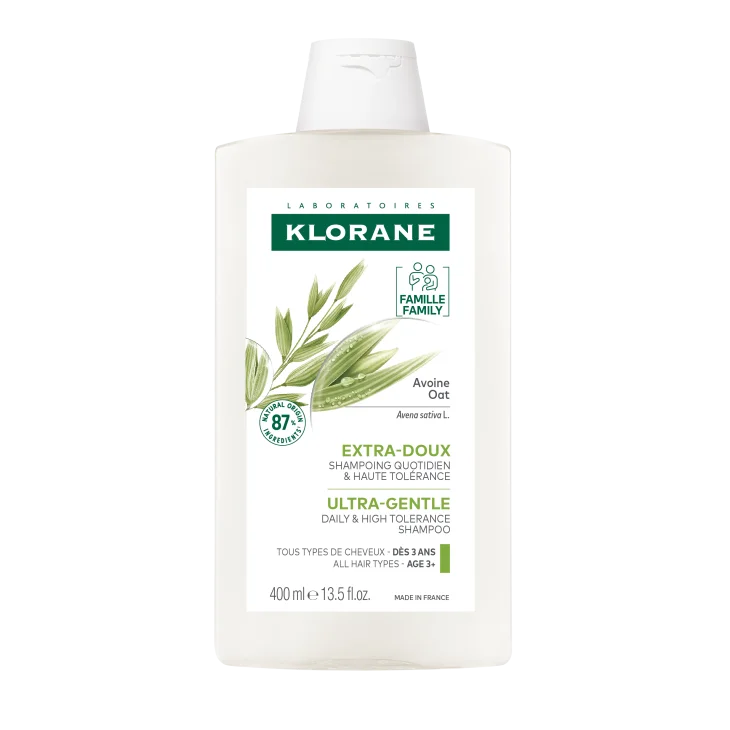 Klorane Shampoo Uso Frequente al Latte d'Avena 400 ml