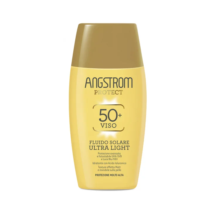 Angstrom Fluido Solare Viso Ultra Light SPF50+ per Pelli Sensibili 40 ml