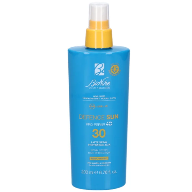 BioNike Defence Sun Pro-Repair 4D SPF 30 Latte Spray Protezione Alta 200 ml