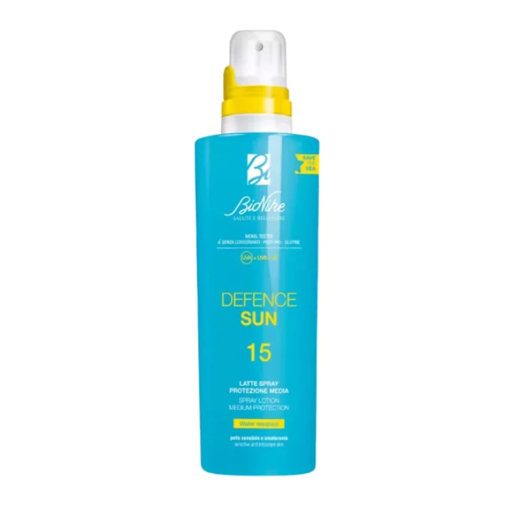Bionike Defence Sun Latte Spray SPF 15 Pelli Sensibili 200 ml