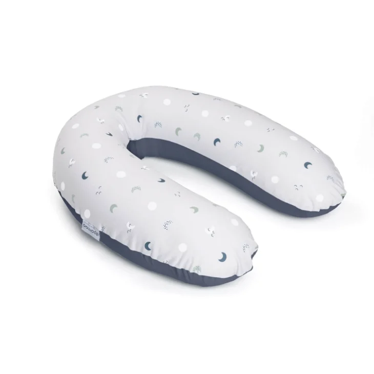 Doomoo Buddy Cuscino Allattamento Fantasia Blue Grey Moon