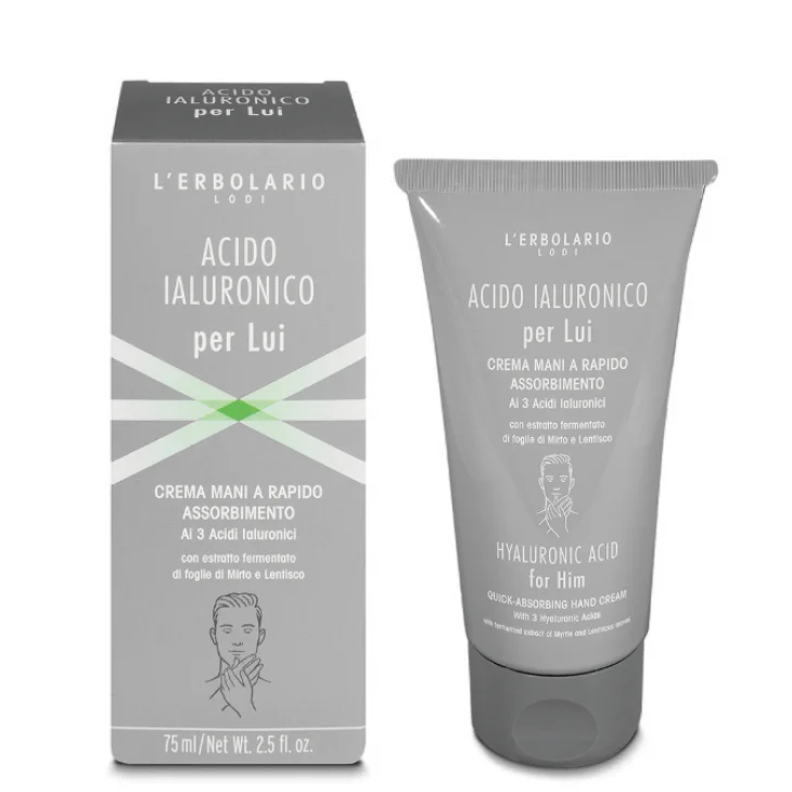 L'Erbolario Acido Ialuronico Per Lui Crema Mani 75 ml