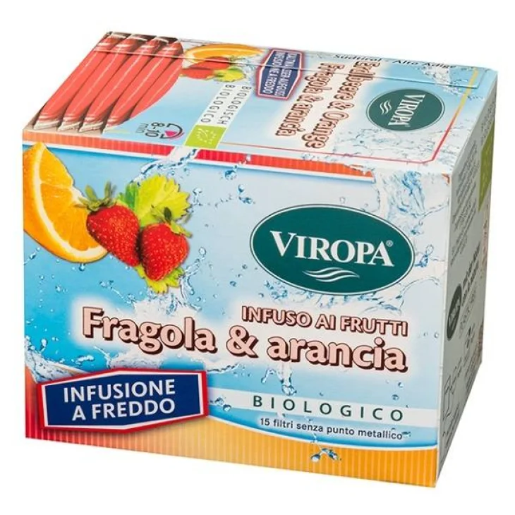 Viropa Infuso a Freddo Fragola & Arancia Biologico 15 filtri