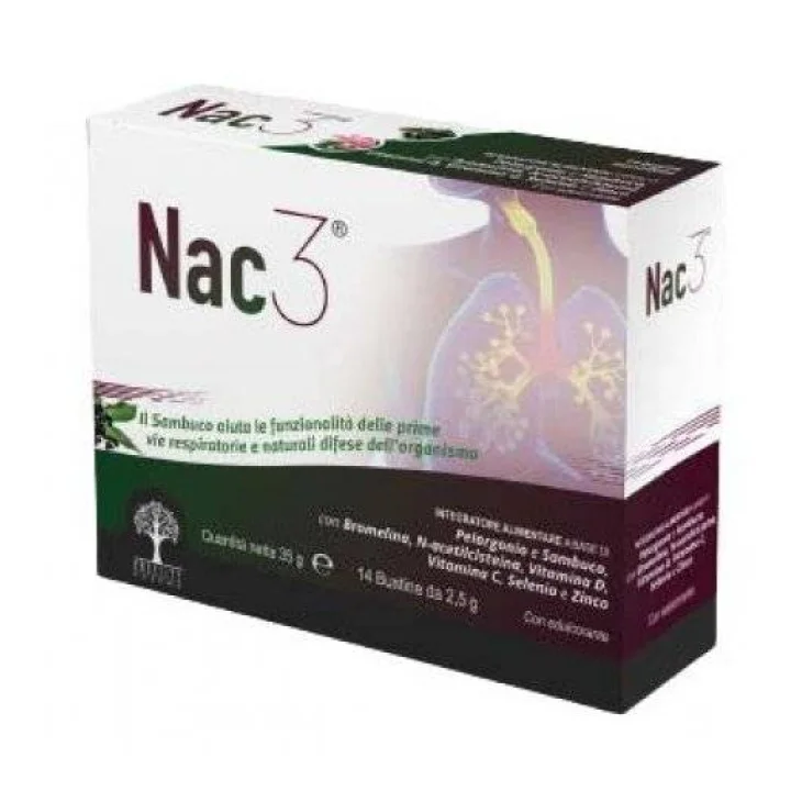 Nac 3 Integratore per le Vie Respiratorie 14 bustine