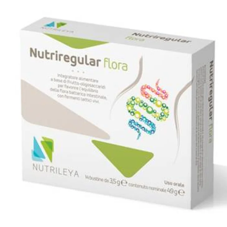 Nutriregular Flora Integratore Fermenti Lattici 14 bustine