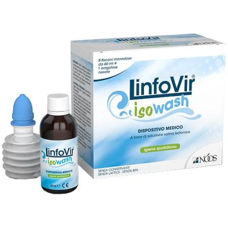 LinfovirI Isowash Soluzione Salina Isotonica 8 flaconcini