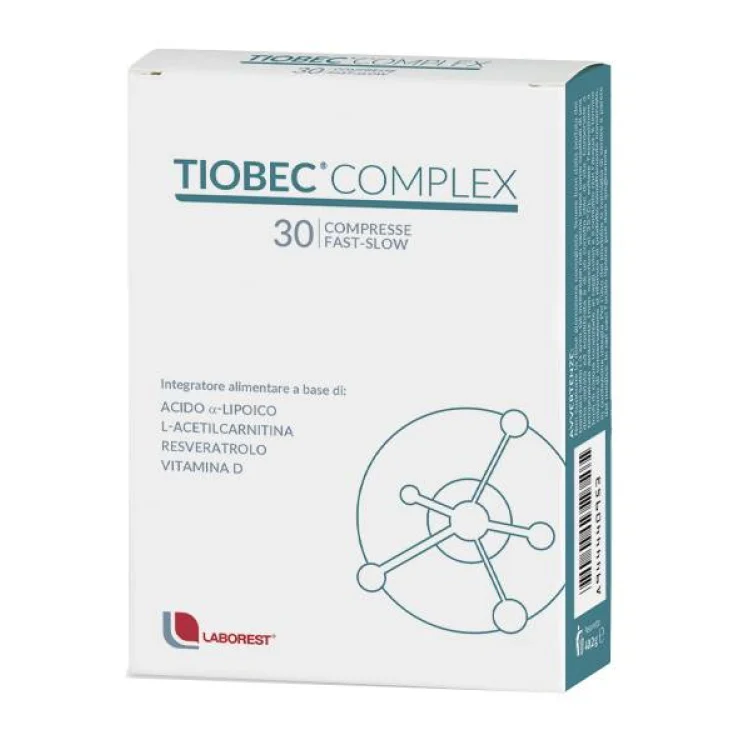 Tiobec Complex Integratore antiossidante 30 compresse fast slow