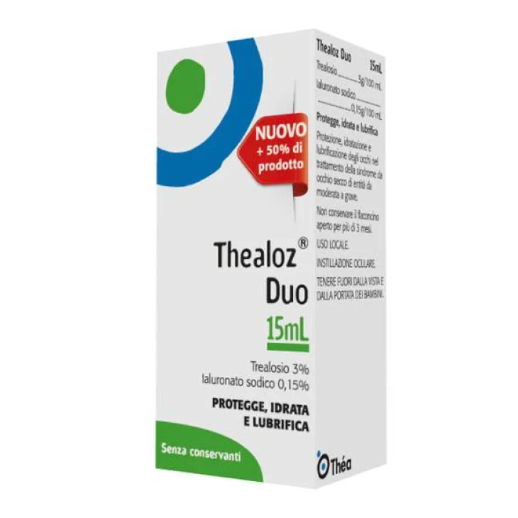 Thealoz Duo Soluzione Oftalmica Idratante e Lubrificante 15 ml