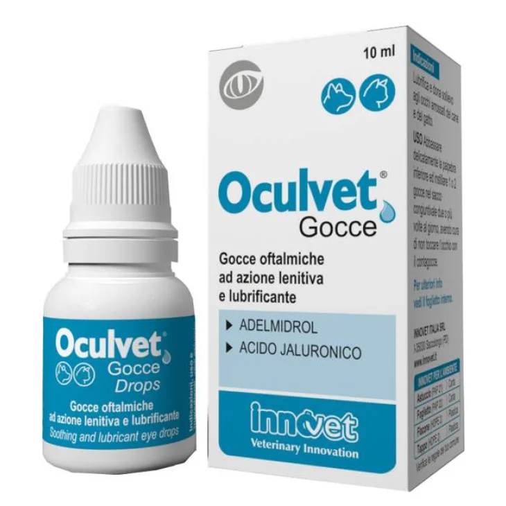 Oculvet Gocce oftalmiche per occhi rossi di cane e gatto 10 ml
