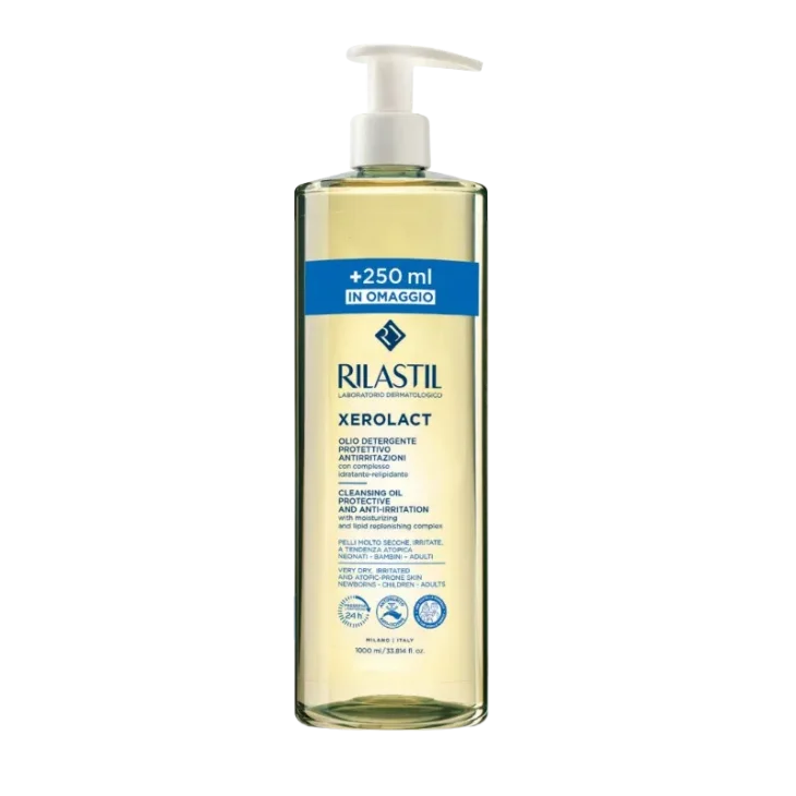 Rilastil Xerolact Olio Detergente Idratante Corpo 1000 ml