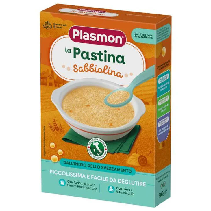 Plasmon Pasta Sabbiolina per Bambini dai 6 Mesi 300 g