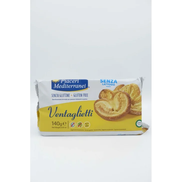 Piaceri Mediterranei Ventaglietti Snack senza glutine 140 g