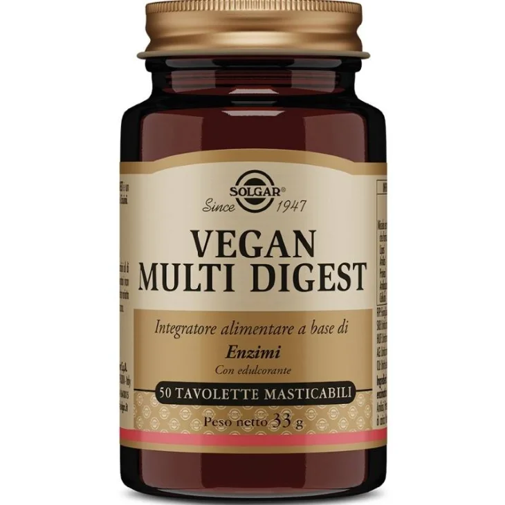 VEGAN MULTI DIGEST 50 TAVOLETTE MASTICABILI