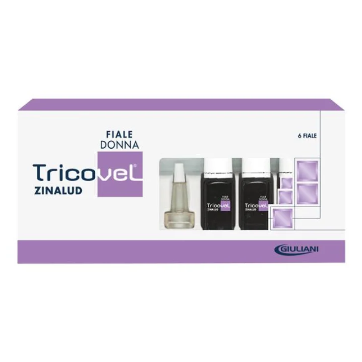 Tricovel Zinalud Trattamento Anticaduta Donna 6 fiale