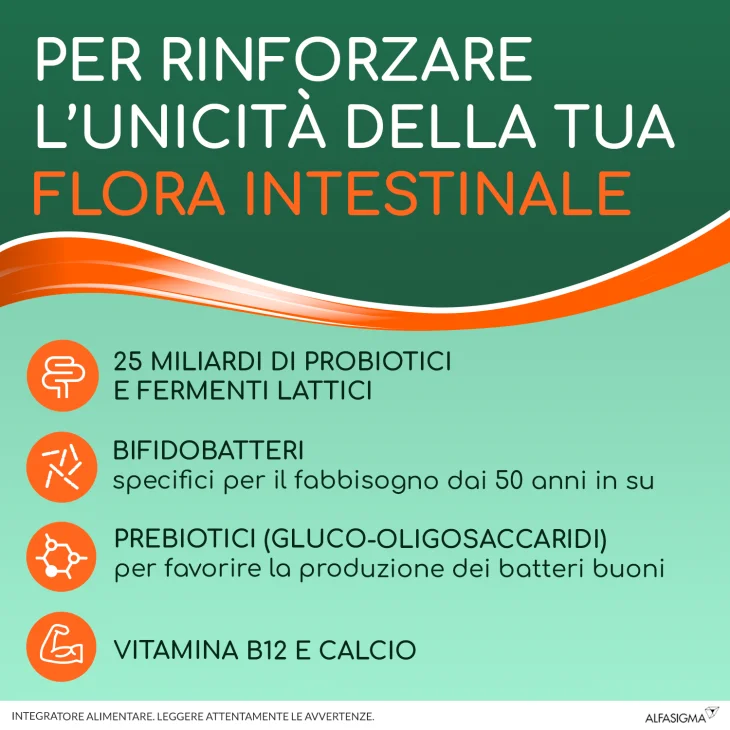 Yovis Rigenera 50+ Integratore di Fermenti Lattici per Persone dai 50 Anni 10 bustine