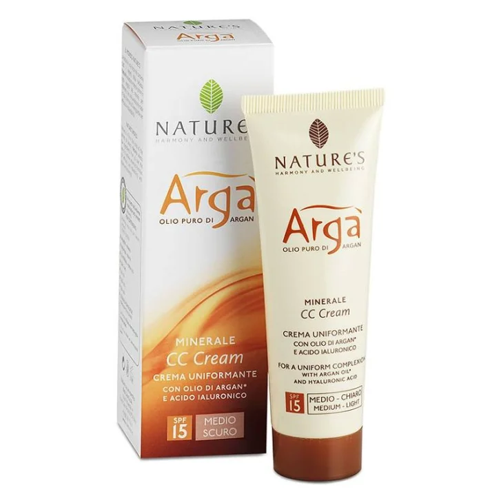 Nature's Argà CC Cream Viso Medio Scura 50 ml