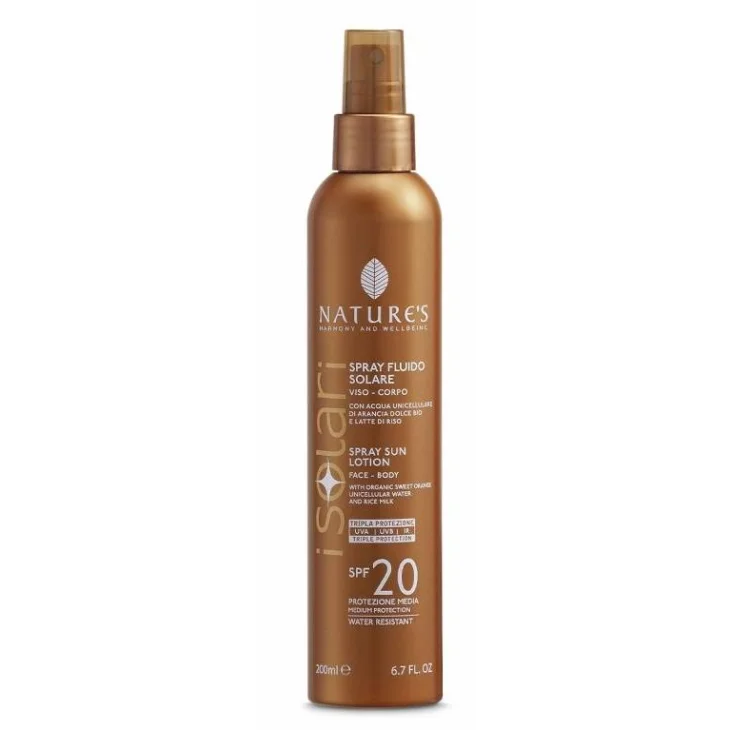 Nature's i Solari Spray Fluido Viso-Corpo SPF20 200 ml