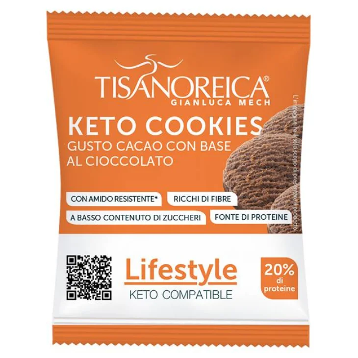 Tisanoreica Keto Cookies Cacao base Cioccolato 12.5 g