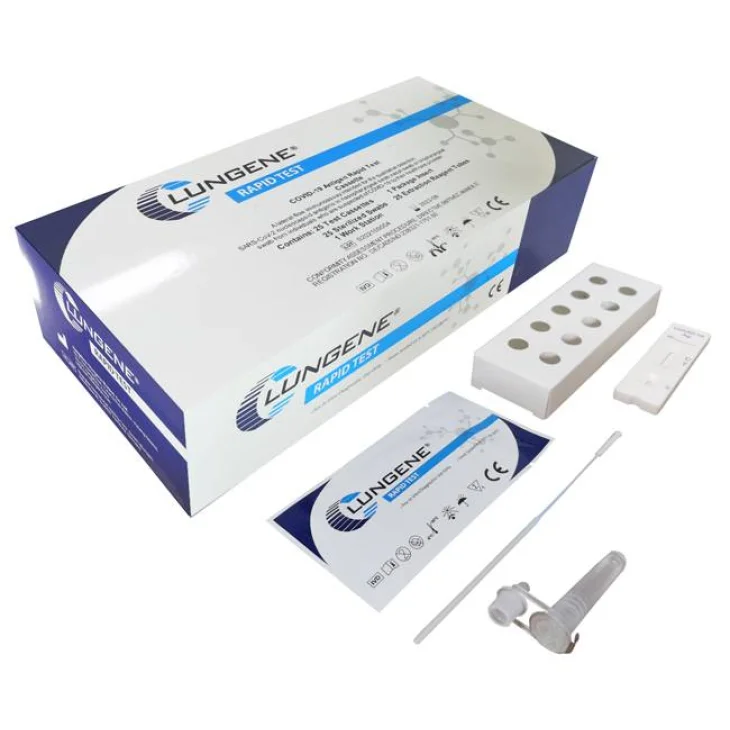 TEST ANTIGENICO RAPIDO COVID-19 CLUNGENE DETERMINAZIONE QUALITATIVA ANTIGENI SARS-COV-2 IN TAMPONI NASALI/NASOFARINGEI/OROFARING