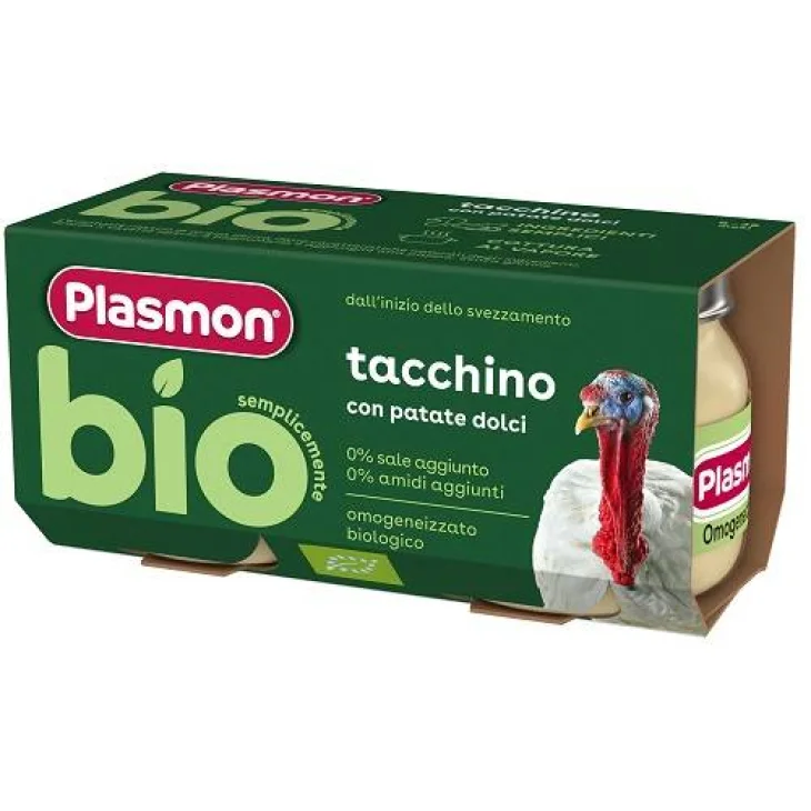 Plasmon Bio Omogeneizzato al Tacchino 2 pezzi