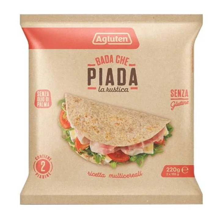 Agluten Bada Che Piada la Rustica Senza Glutine 220 g