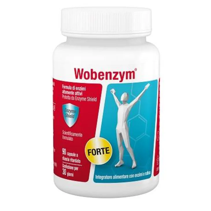 Wobenzym Forte Integratore per il Supporto delle Articolazioni e della Circolazione 90 Capsule