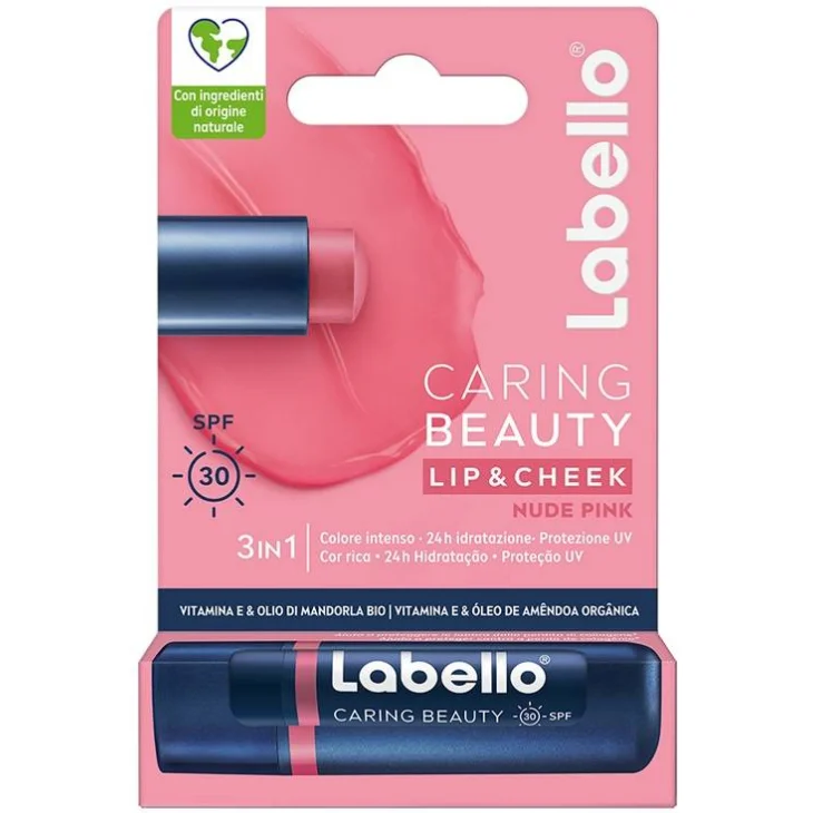 Labello Caring Beauty Rosè SPF 30 Formula 3 in 1 4,8 G