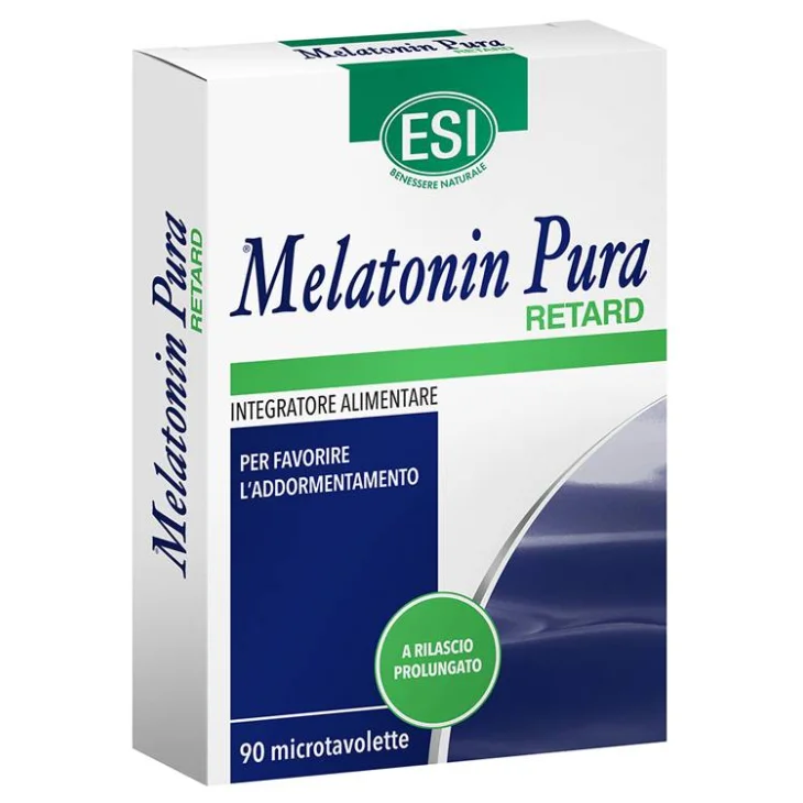 ESI Melatonin Pura Retard Integratore per Dormire 90 microtavolette