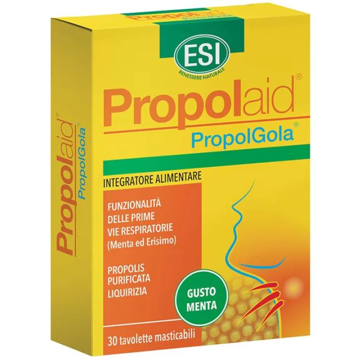 ESI Propolaid PropolGola Integratore per la Gola Gusto Menta