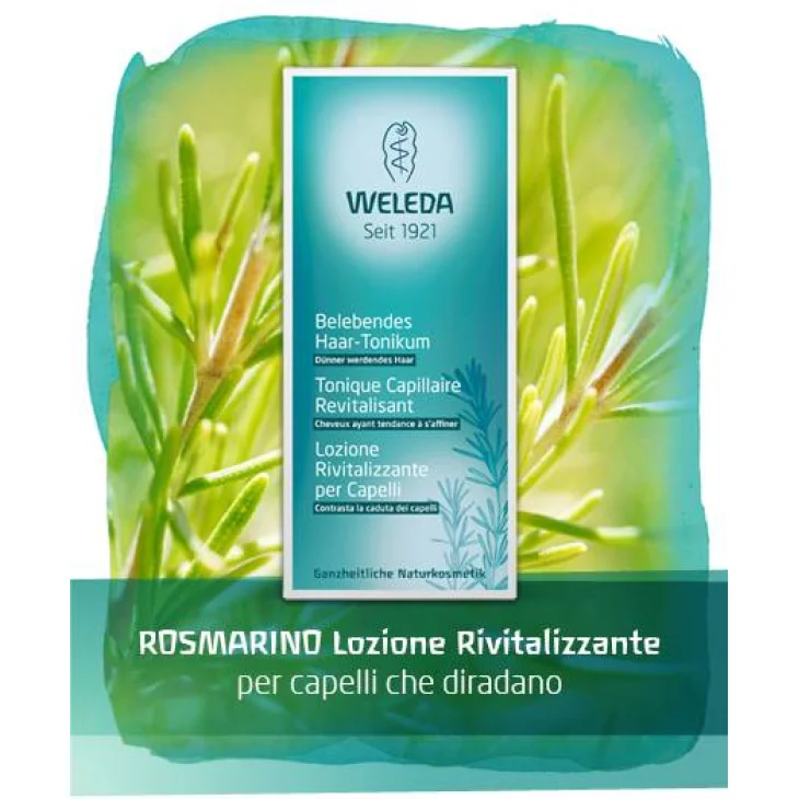 Weleda Rosmarino Lozione Rivitalizzante per Capelli 100 ml